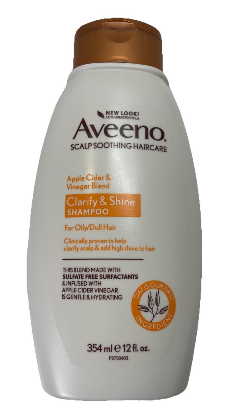 Aveeno Apple Cider Vinegar Clarifying Shampoo, Shine Enhancing, 12 fl oz